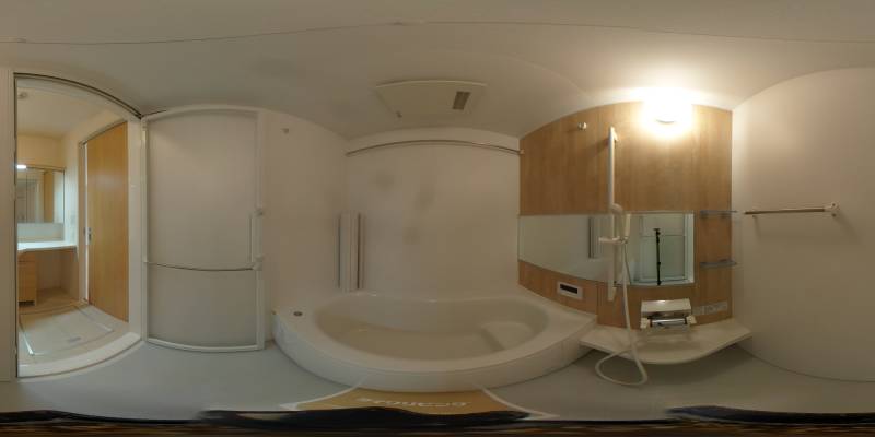 パノラマ画像バスルーム