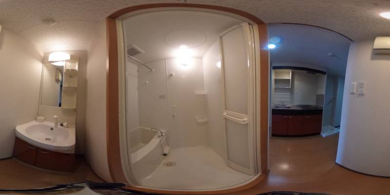 パノラマ画像洗面所