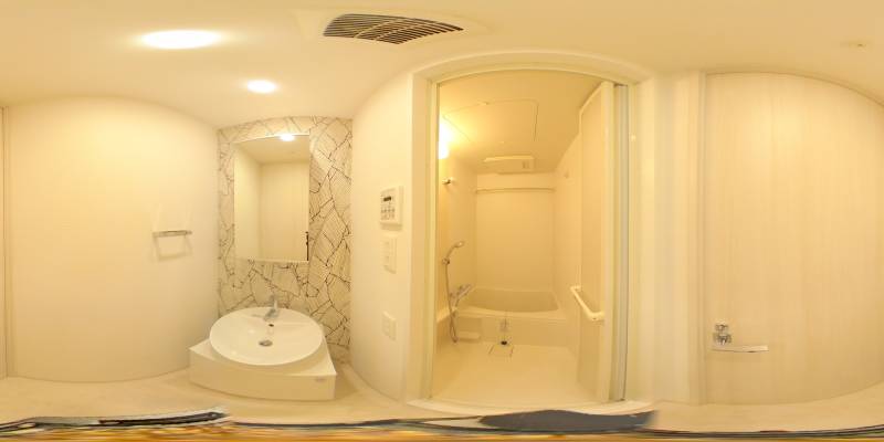 パノラマ画像洗面所