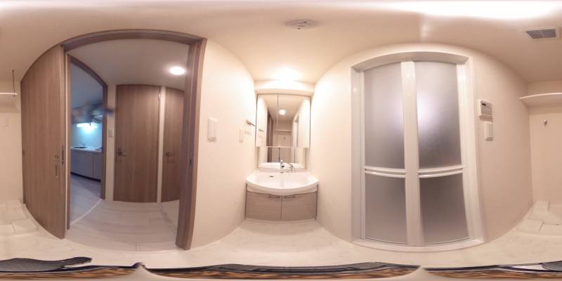 パノラマ画像洗面所