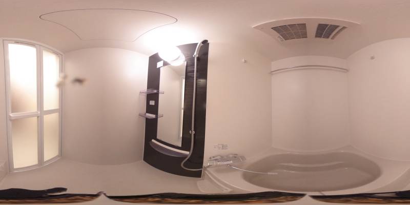 パノラマ画像バスルーム