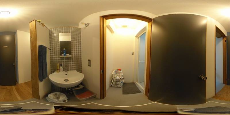 パノラマ画像洗面所