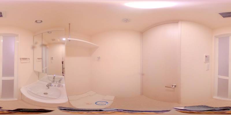 パノラマ画像洗面所