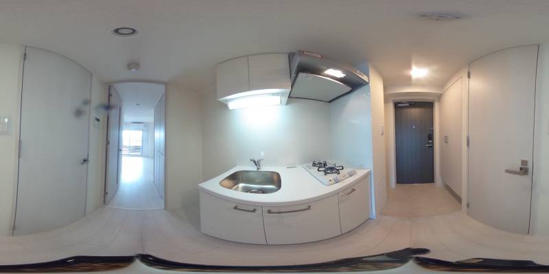 パノラマ画像キッチン