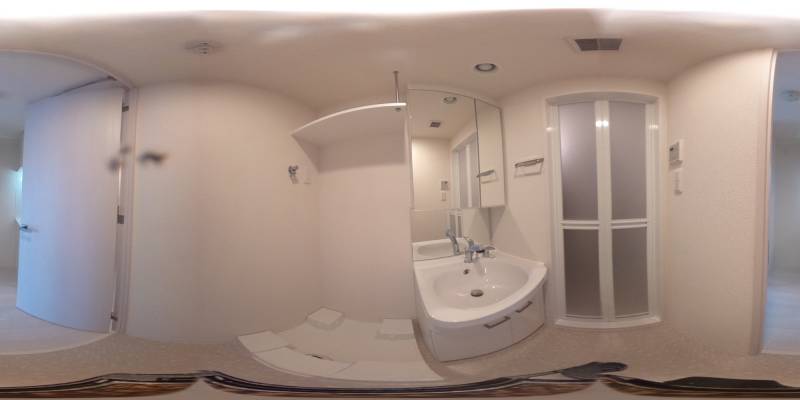 パノラマ画像洗面所