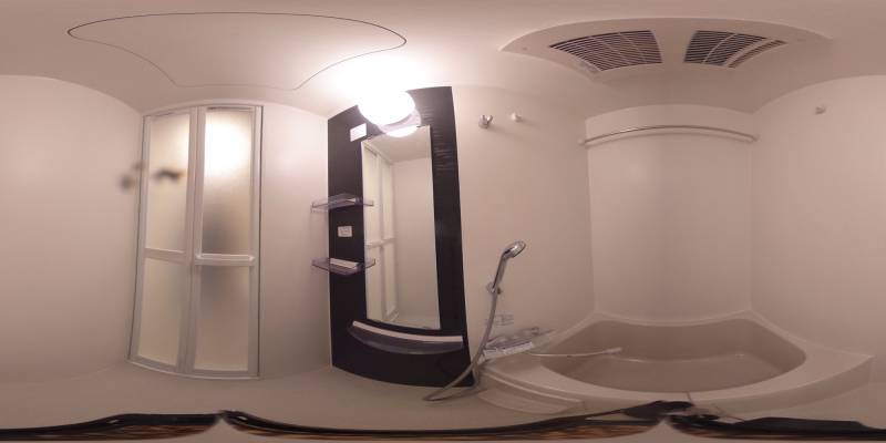 パノラマ画像バスルーム