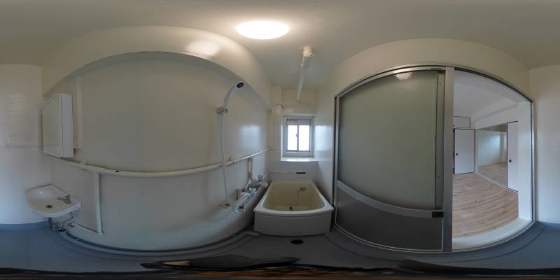 パノラマ画像バスルーム