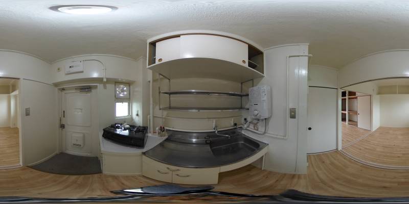 パノラマ画像キッチン