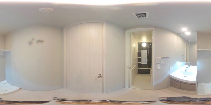 パノラマ画像洗面所