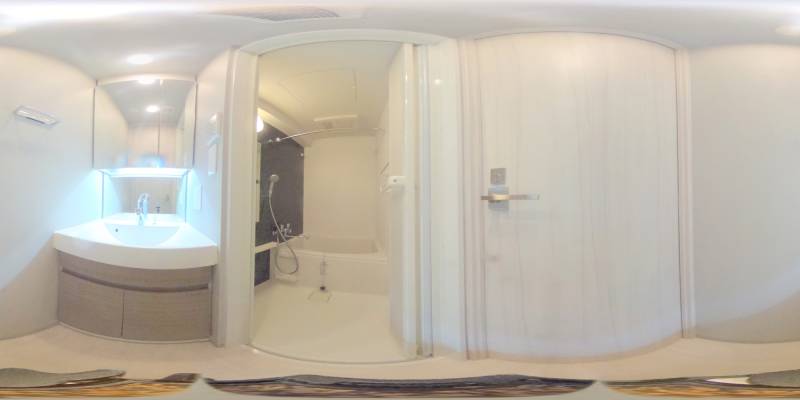 パノラマ画像洗面所