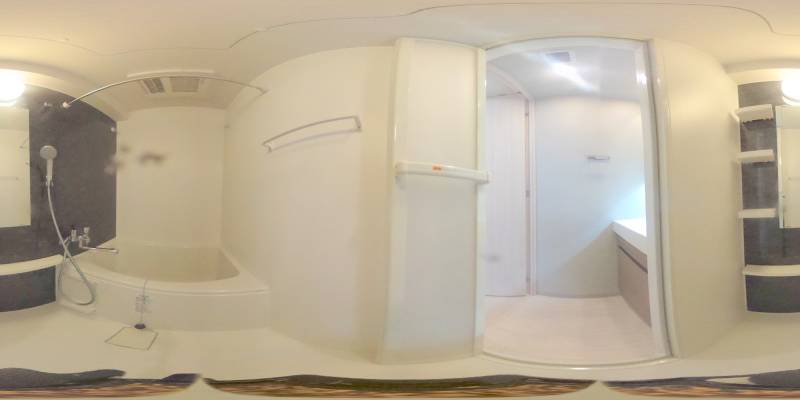 パノラマ画像バスルーム