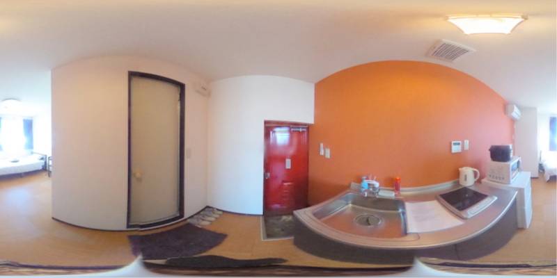 パノラマ画像キッチン