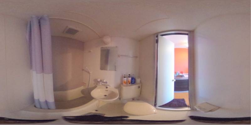 パノラマ画像バスルーム