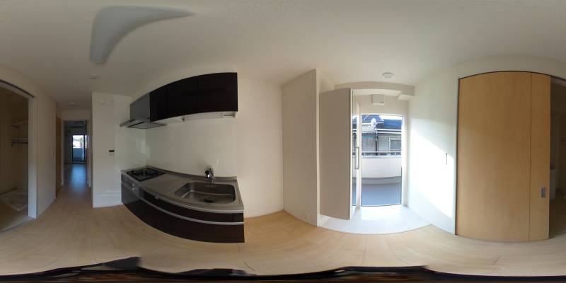 パノラマ画像キッチン