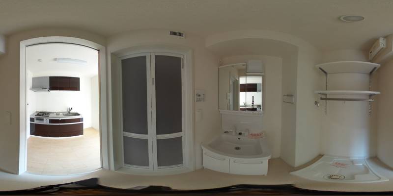 パノラマ画像洗面所