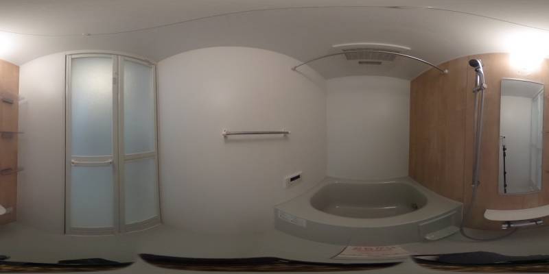 パノラマ画像バスルーム