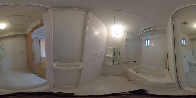 パノラマ画像バスルーム