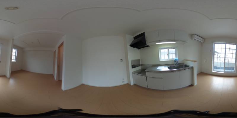 パノラマ画像キッチン