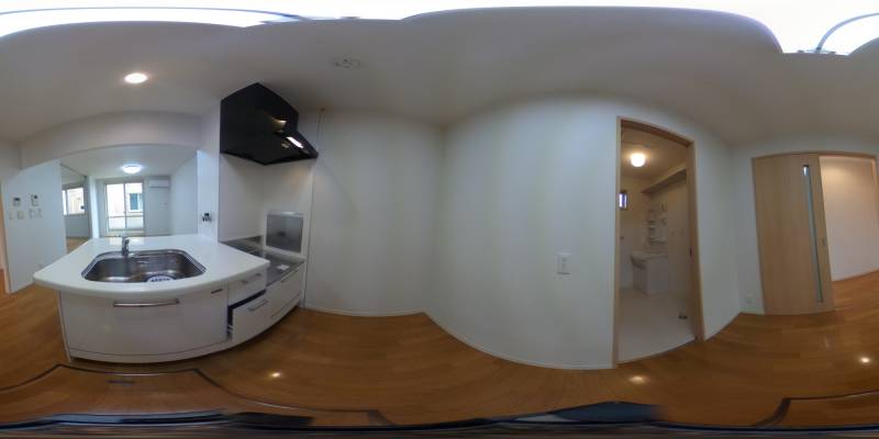 パノラマ画像キッチン