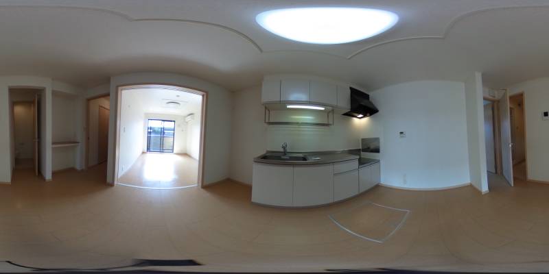 パノラマ画像リビング