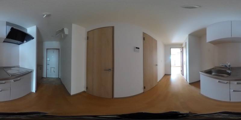 パノラマ画像キッチン