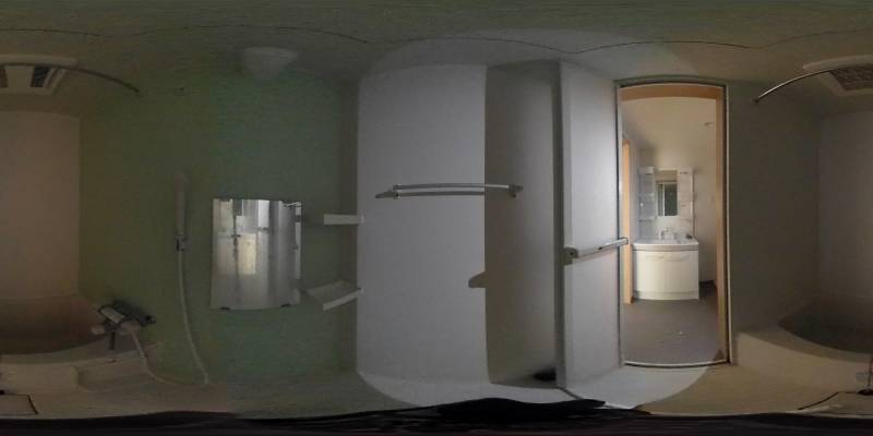 パノラマ画像バスルーム