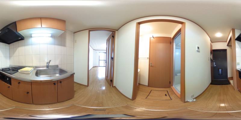 パノラマ画像キッチン