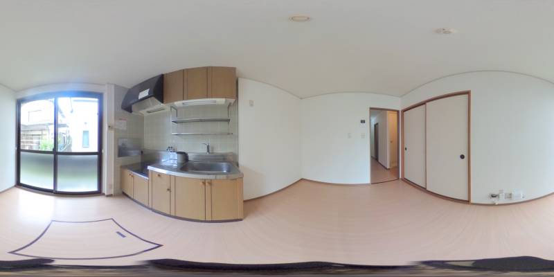 パノラマ画像リビング