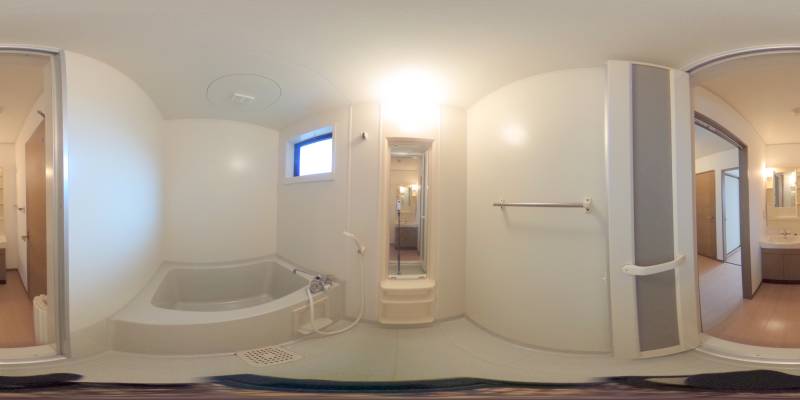 パノラマ画像バスルーム