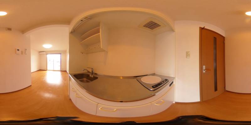 パノラマ画像キッチン