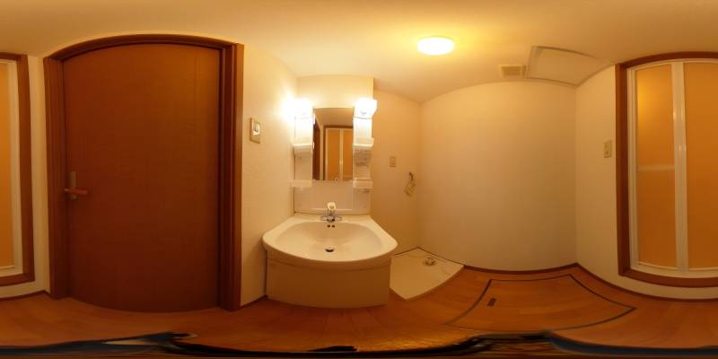 パノラマ画像洗面所