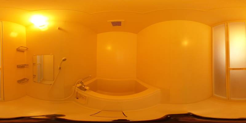 パノラマ画像バスルーム