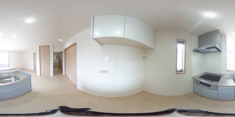 パノラマ画像キッチン