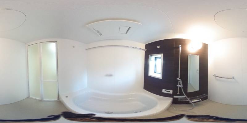 パノラマ画像バスルーム