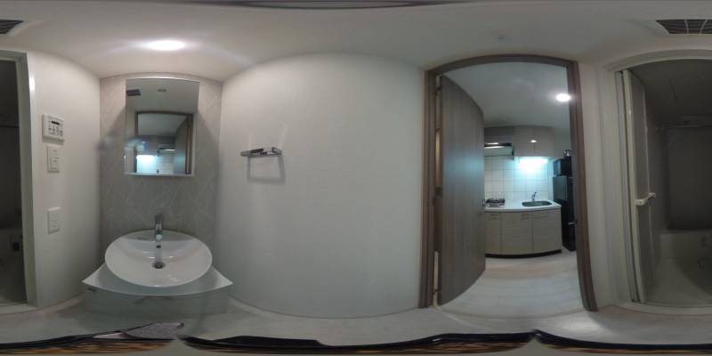 パノラマ画像洗面所