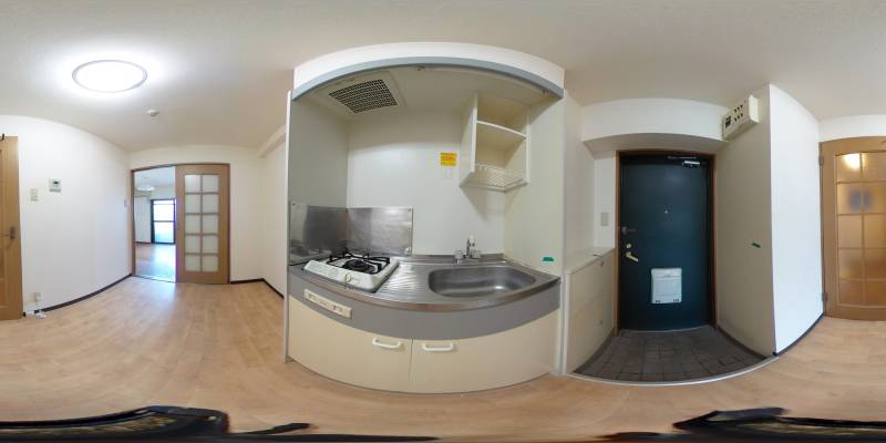 パノラマ画像キッチン