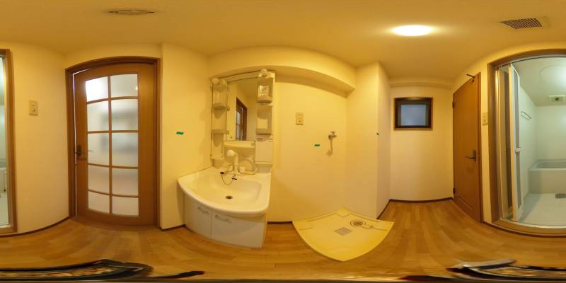 パノラマ画像洗面所