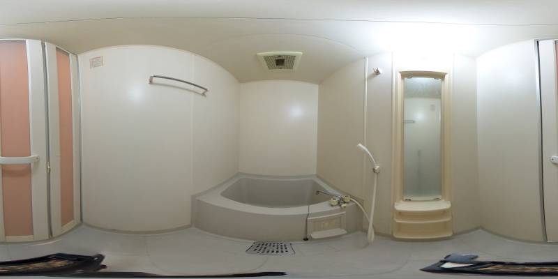 パノラマ画像バスルーム