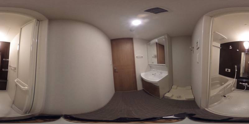 パノラマ画像洗面所