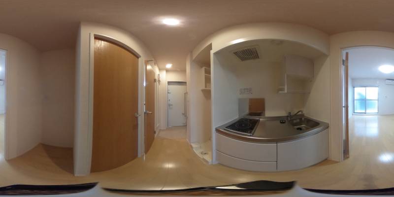 パノラマ画像キッチン