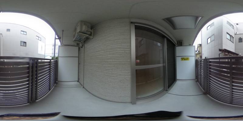 パノラマ画像バルコニー