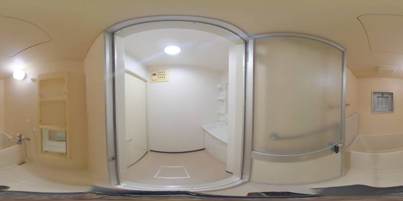 パノラマ画像バスルーム