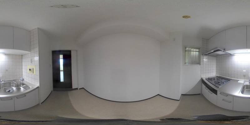 パノラマ画像キッチン