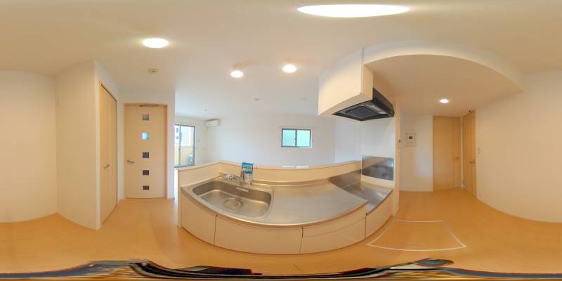 パノラマ画像キッチン