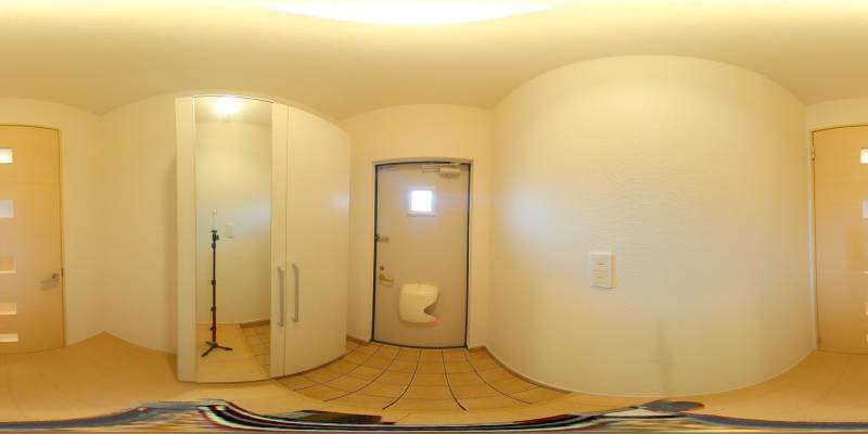 パノラマ画像玄関