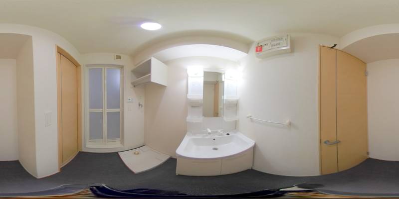 パノラマ画像洗面所