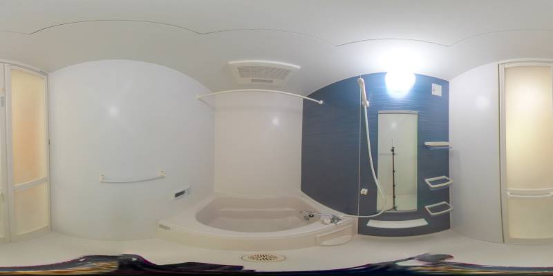 パノラマ画像バスルーム