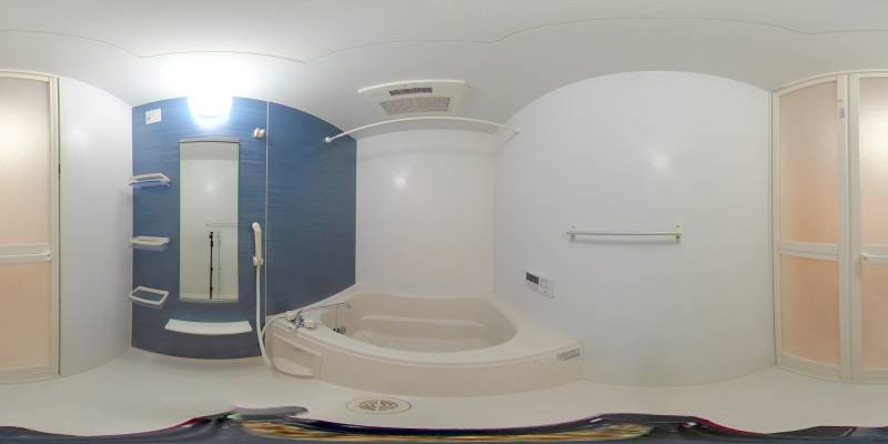 パノラマ画像バスルーム