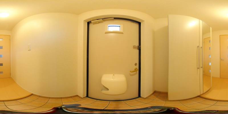 パノラマ画像玄関