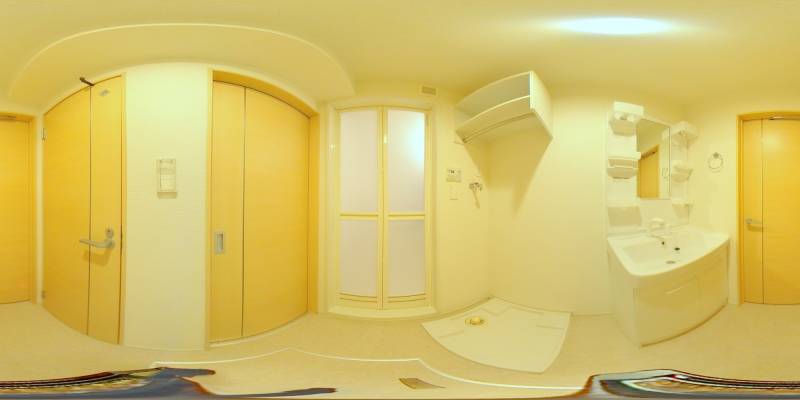 パノラマ画像洗面所